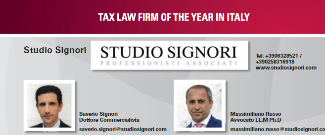 Saverio Signori - Studio Signori - Global Law Experts Awards